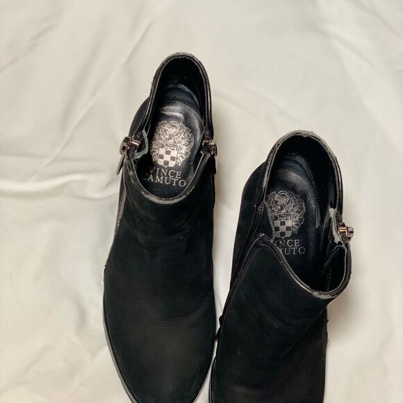 Black womens wedge heels Vince Camuto - Picture 4 of 9